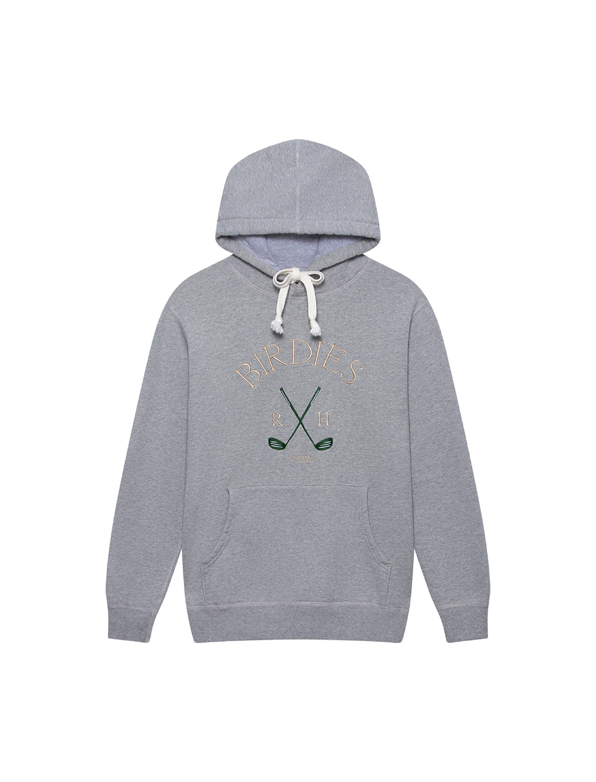 RECREATIONAL HABITS Driver Hoodie With Birdies in Grey