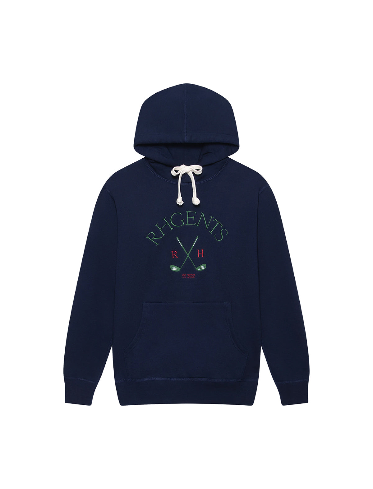 RECREATIONAL HABITS Driver Hoodie With RH Gents in Navy