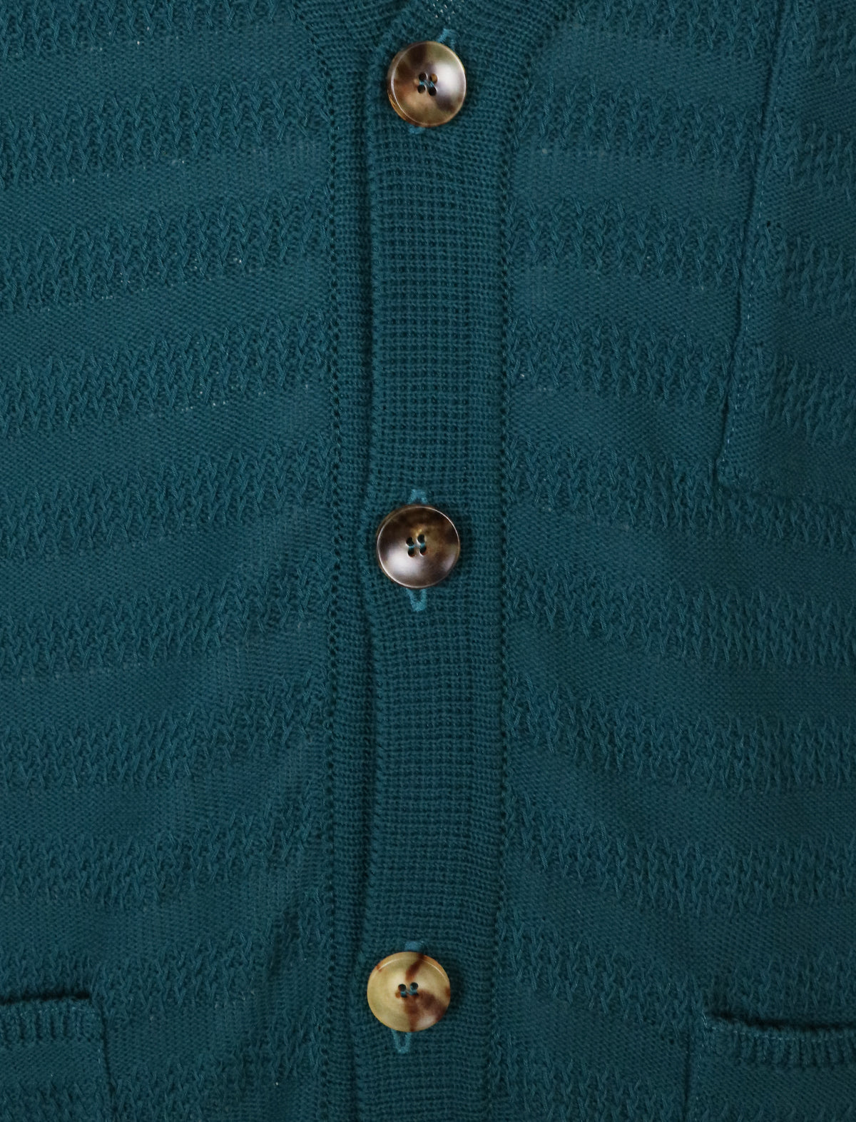 LARDINI Knitted Cardigan in Emerald Green