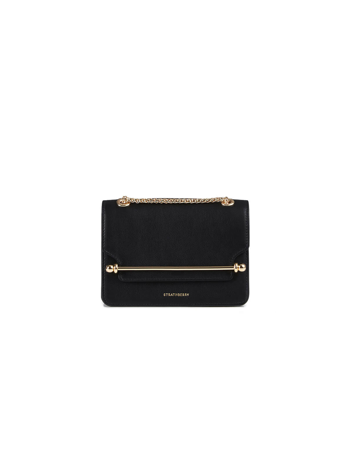 STRATHBERRY East/ West Mini Bag in Black