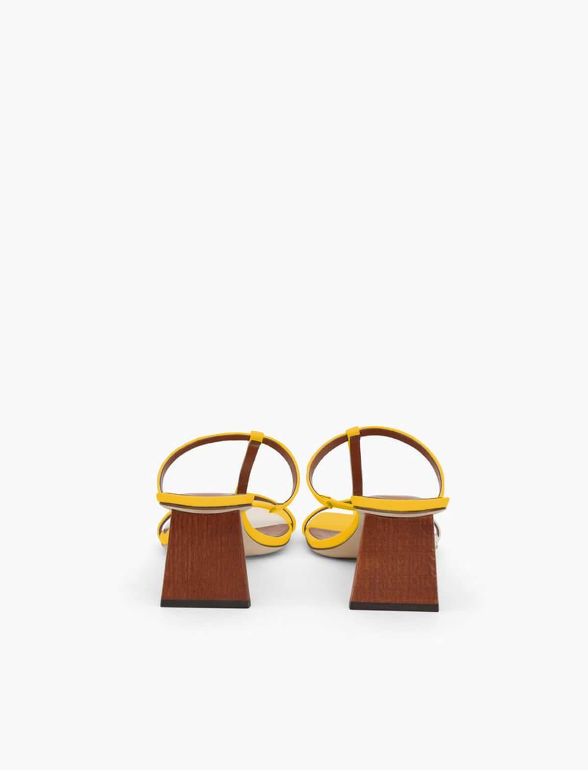 REJINA PYO Erin Leather Sandals In Yellow | CLOSET Singapore