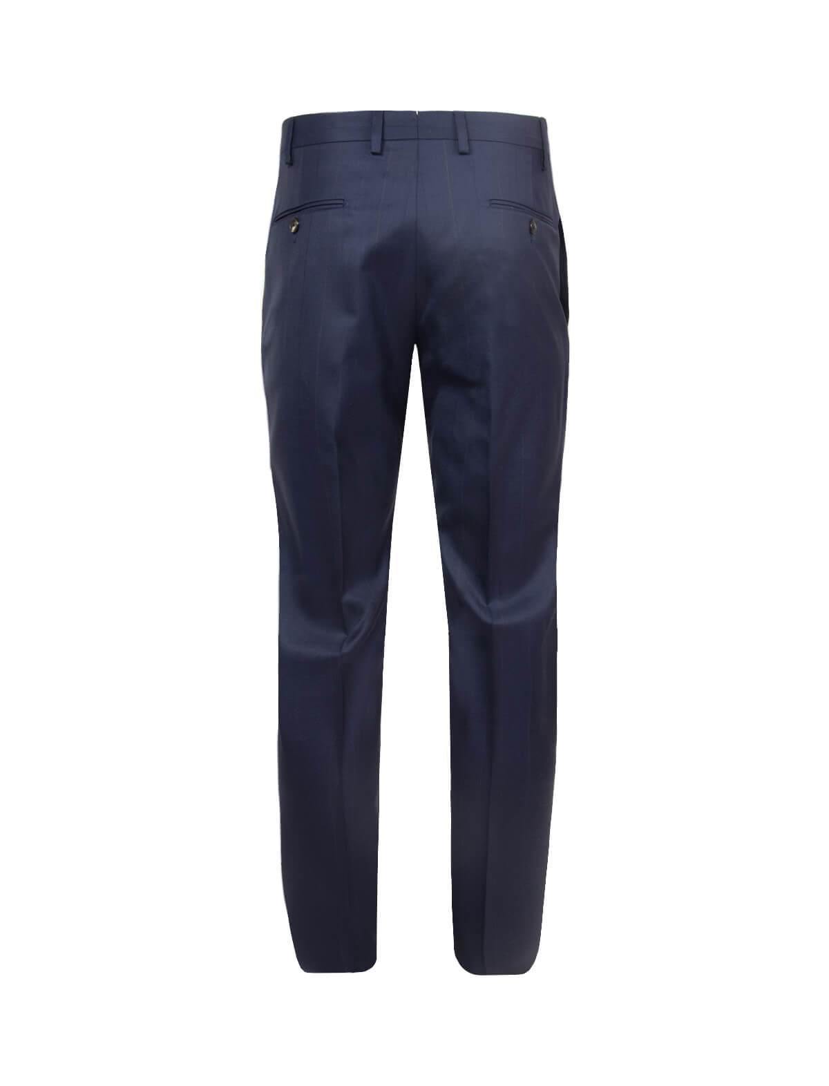 GABRIELE PASINI 2-Piece Lana Wool-Blend Twilled Suit in Navy Pinstripes | CLOSET Singapore