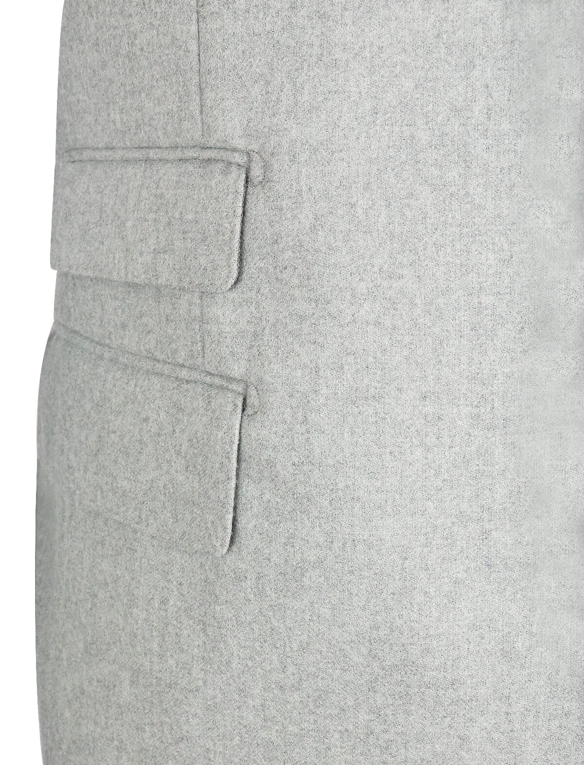 GABRIELE PASINI Single-Breasted Wool Blazer in Light Grey