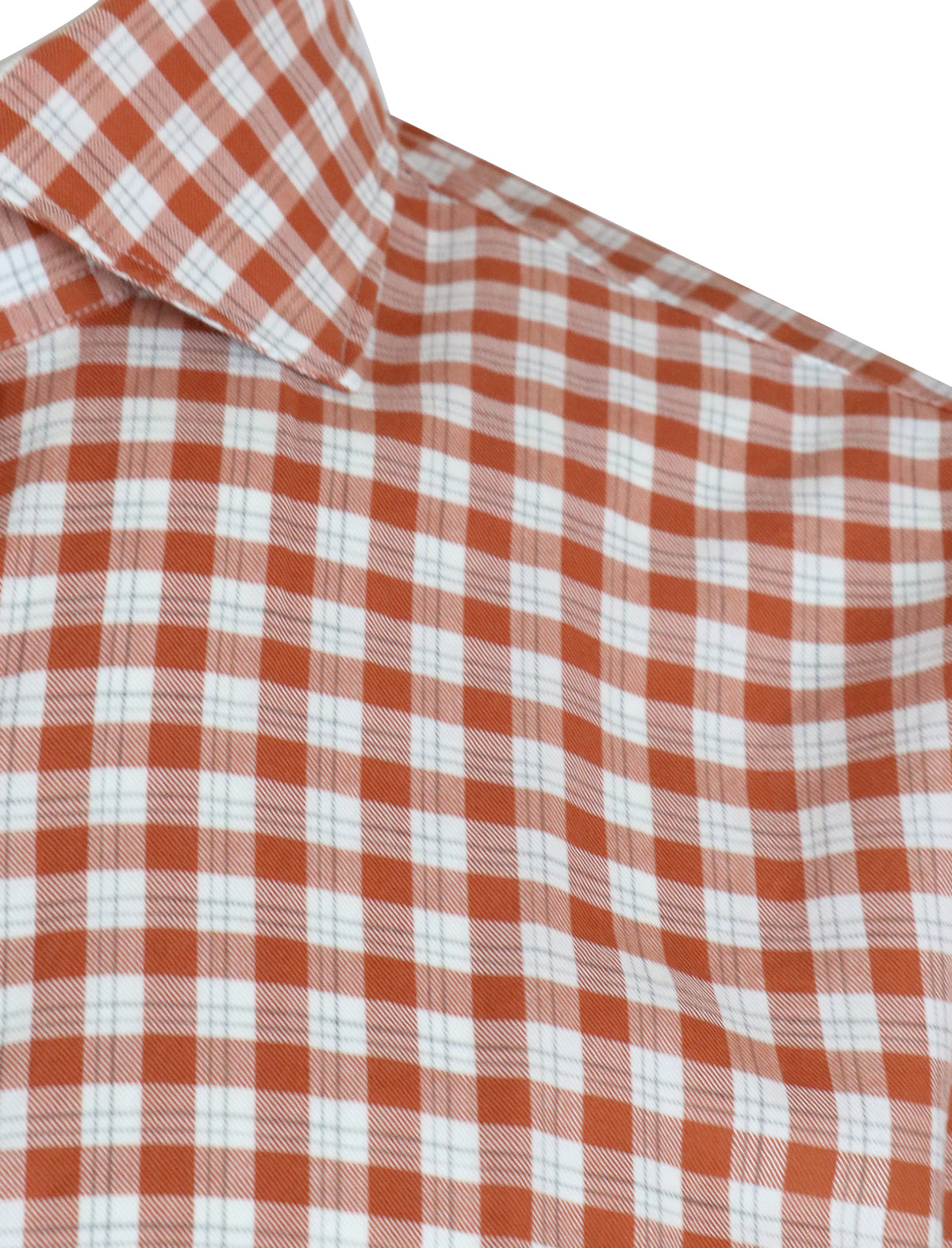 Giannetto Portofino Printed Shirt in Red/White Gingham