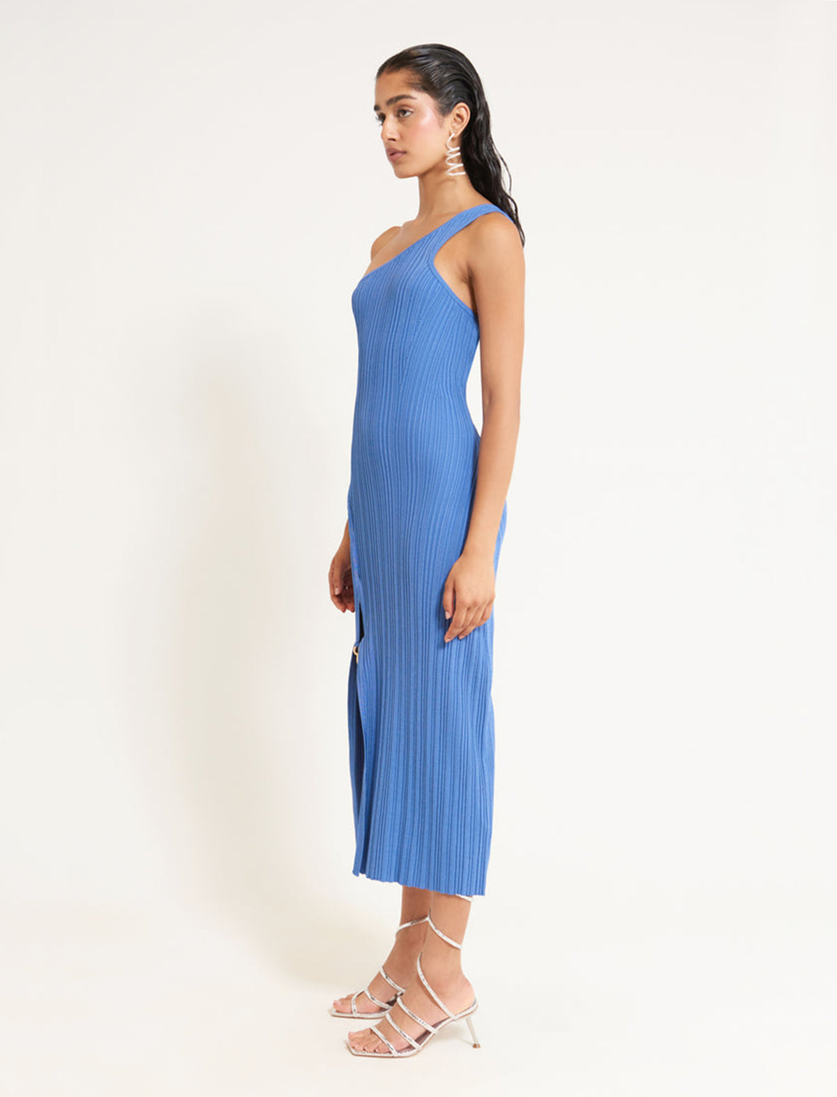 CULT GAIA Gracie Toga Knit Dress in Glacier