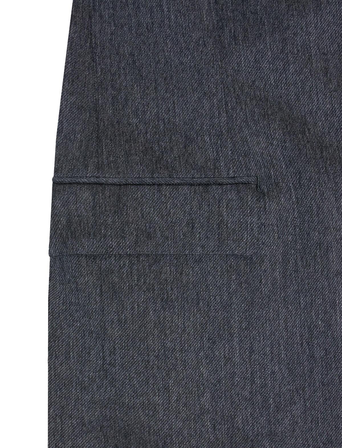 LARDINI 2-Piece Wool Twill Easy Wear Suit in Grey | CLOSET Singapore
