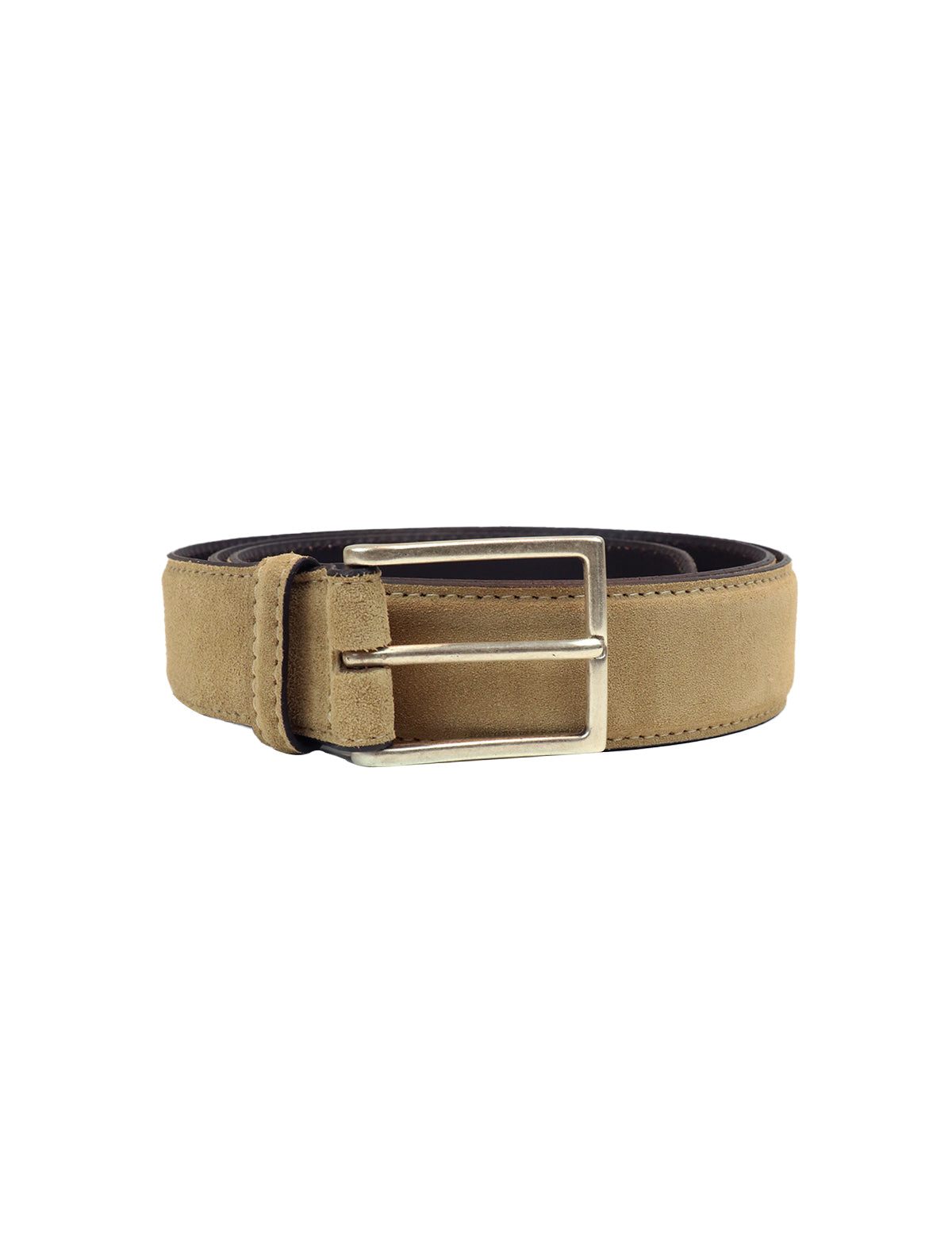 Andrea d'Amico Suede Belt in Beige