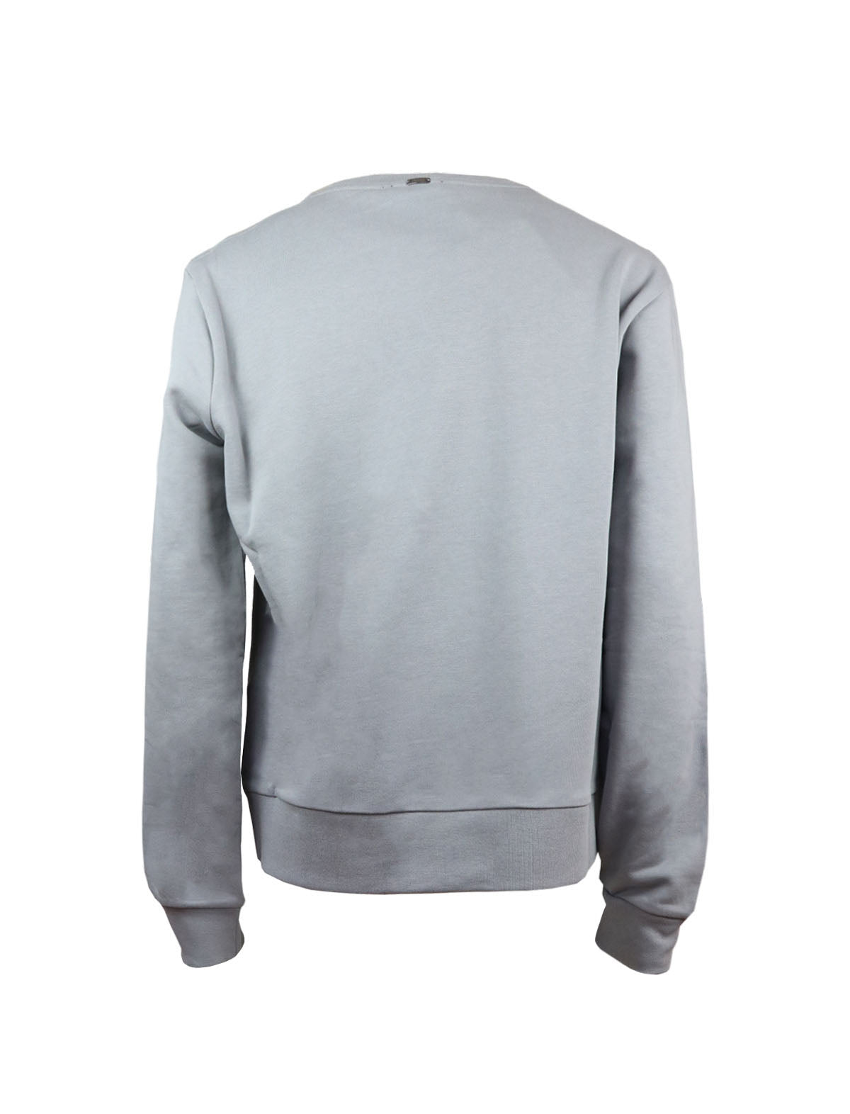HERNO Cotton Sweater in Pearl Grey