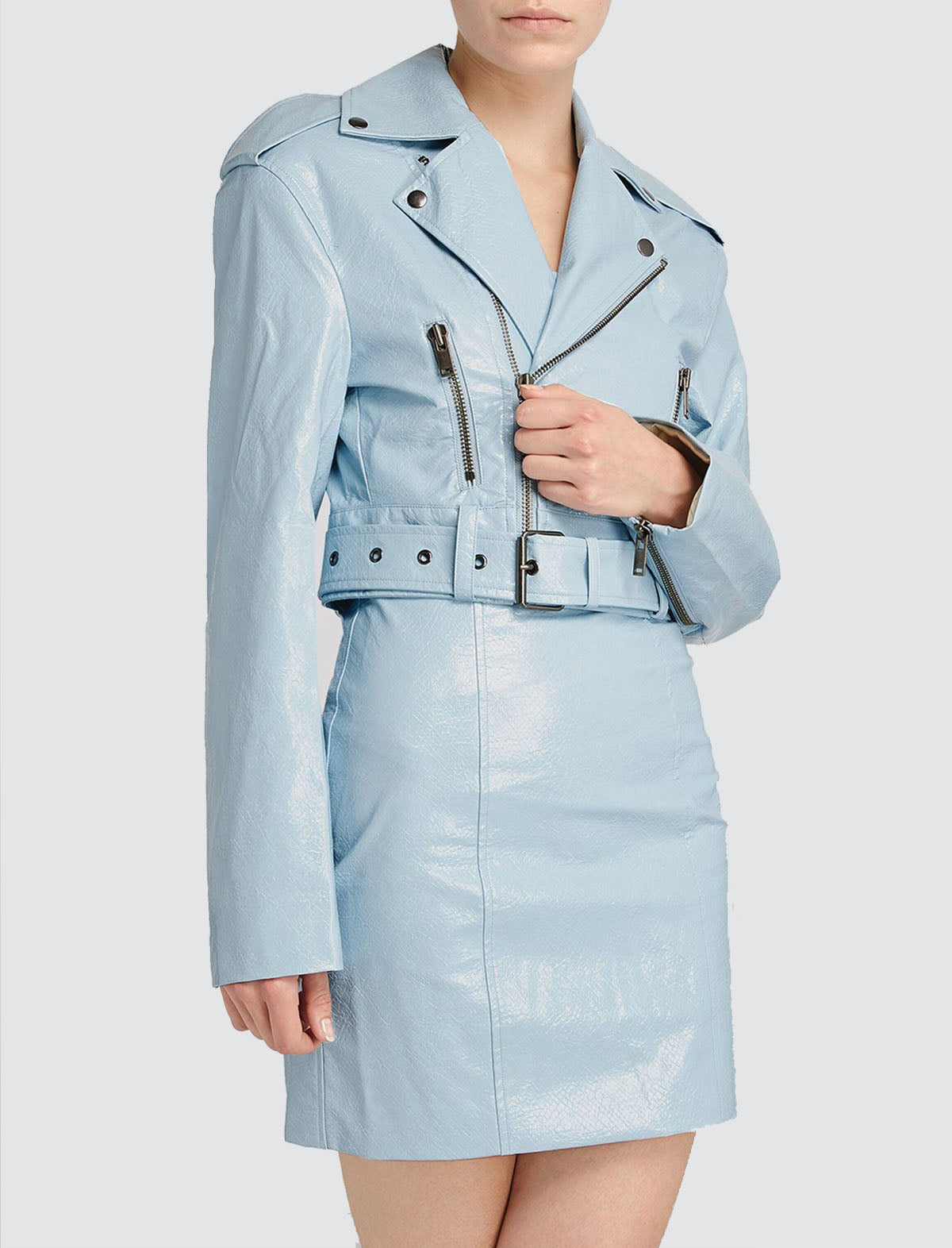 ROTATE Birger Christensen Jamie Jacket in Sky Blue