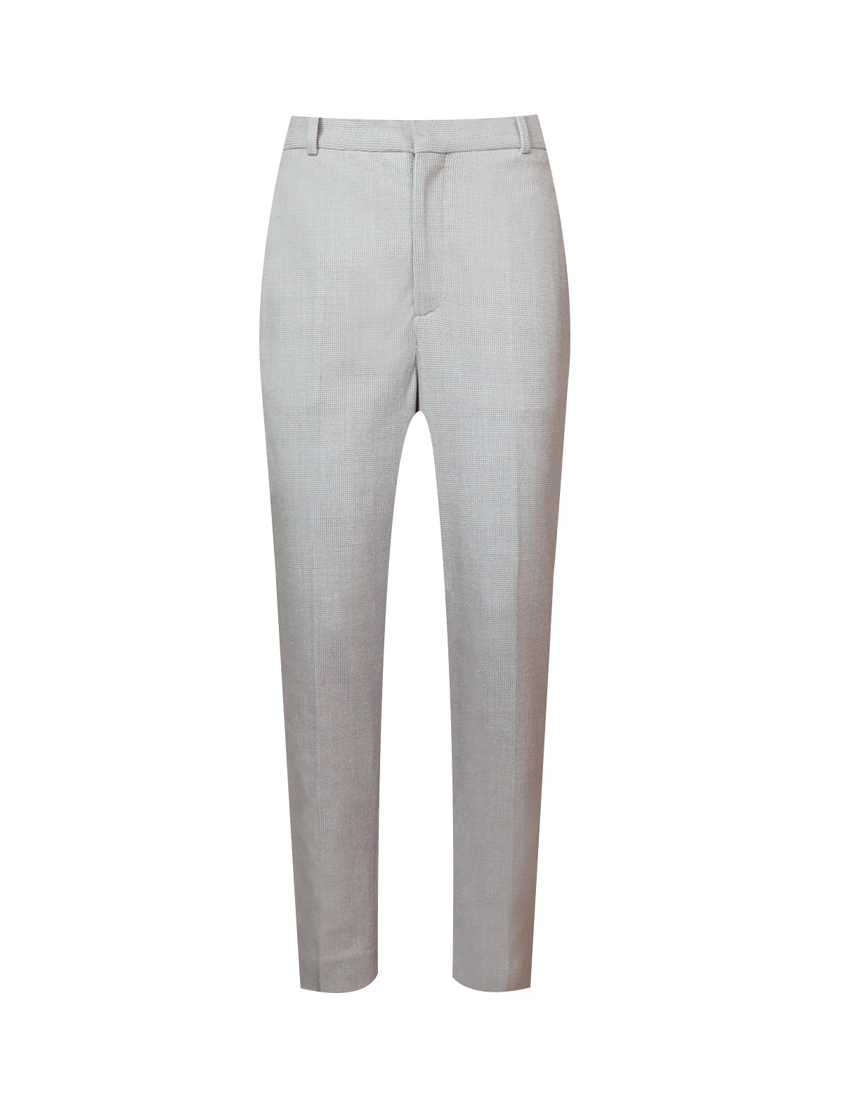 CIRCOLO 1901 Tailored Textured Pants in Light Grey