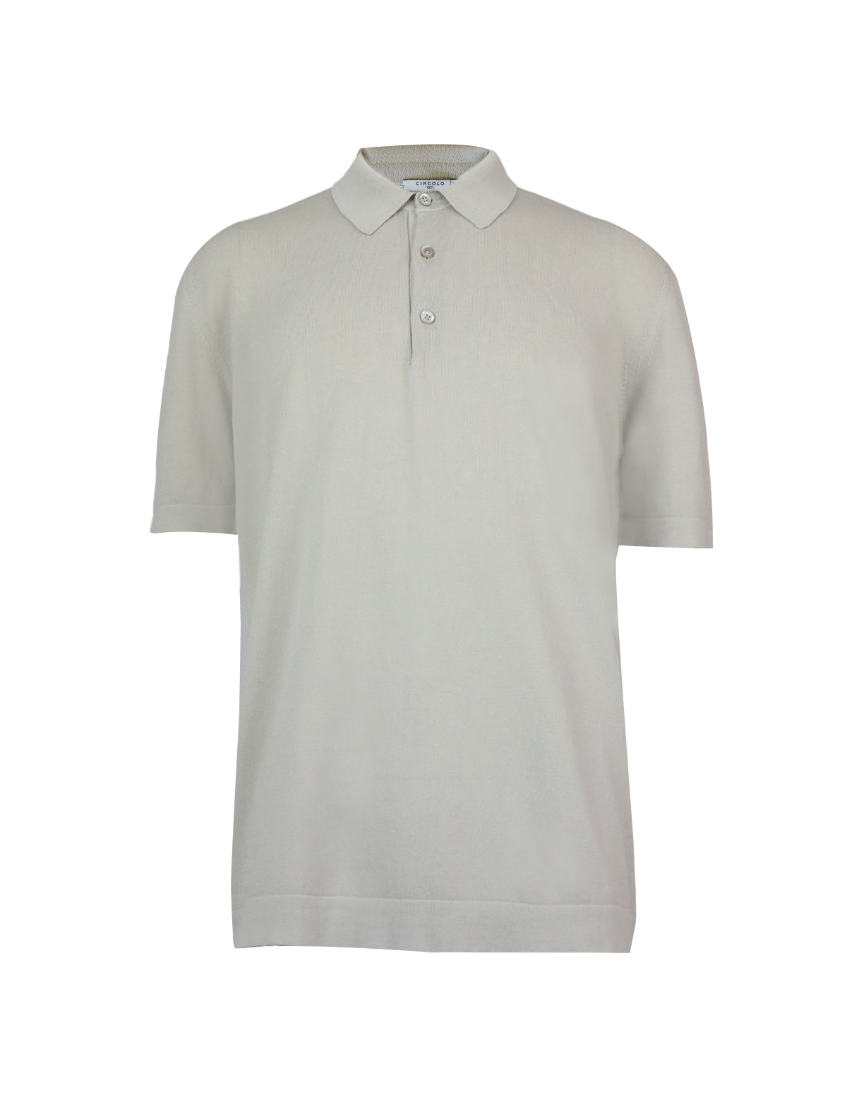 CIRCOLO 1901 Cotton Polo Shirt in Light Grey