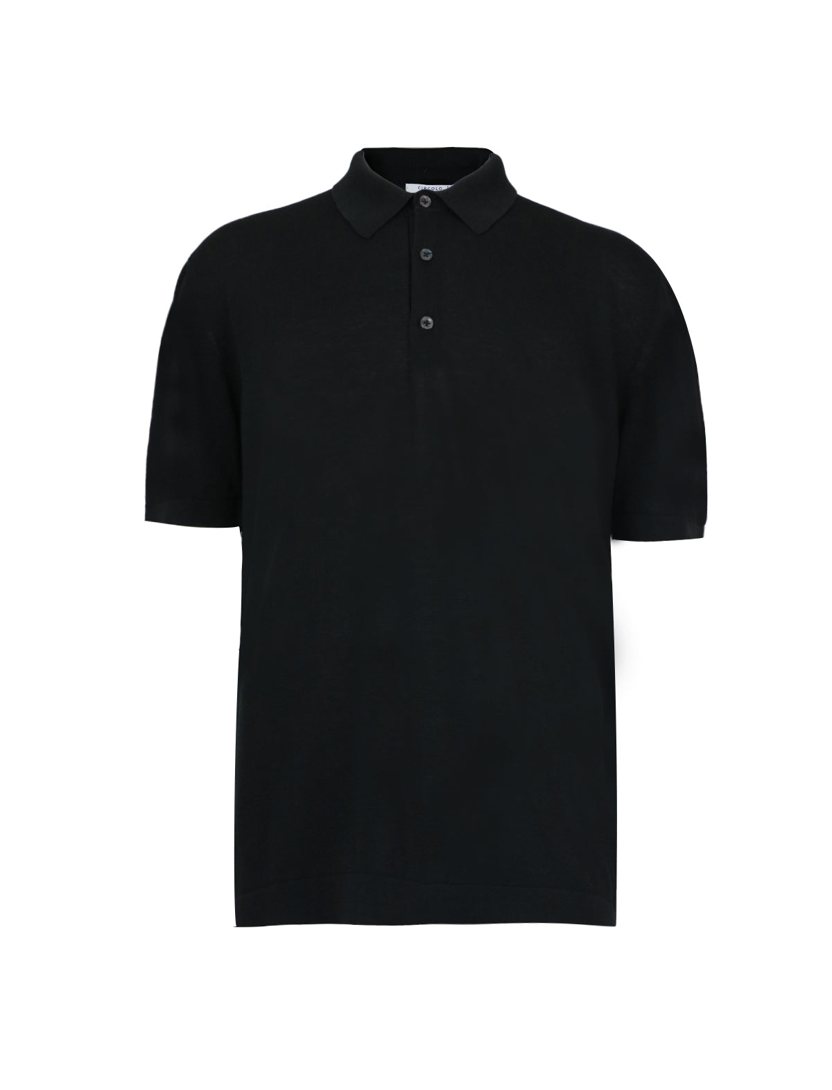 CIRCOLO 1901 Cotton Polo Shirt in Black