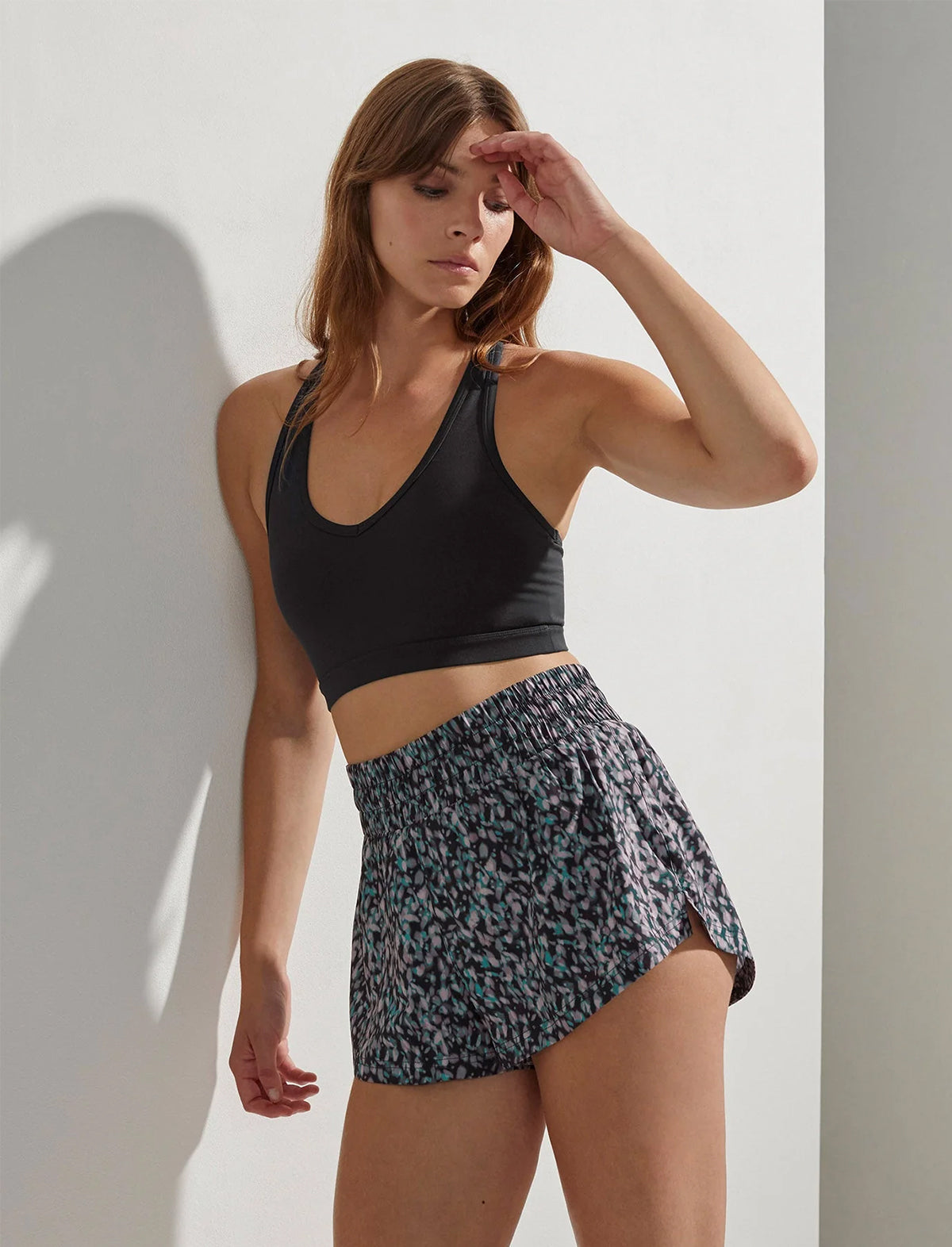 VARLEY Kallin Running Short in Dark Motion Petal