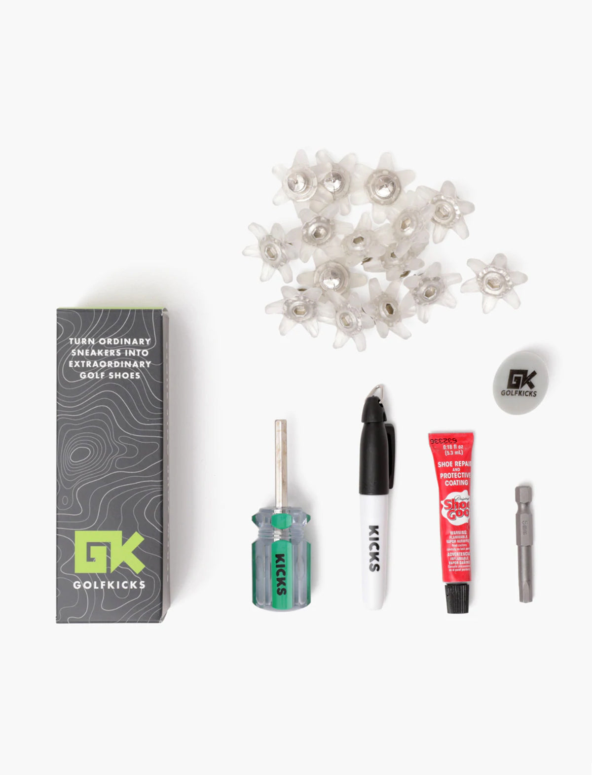 GOLFKICKS Traction Kit in Clear