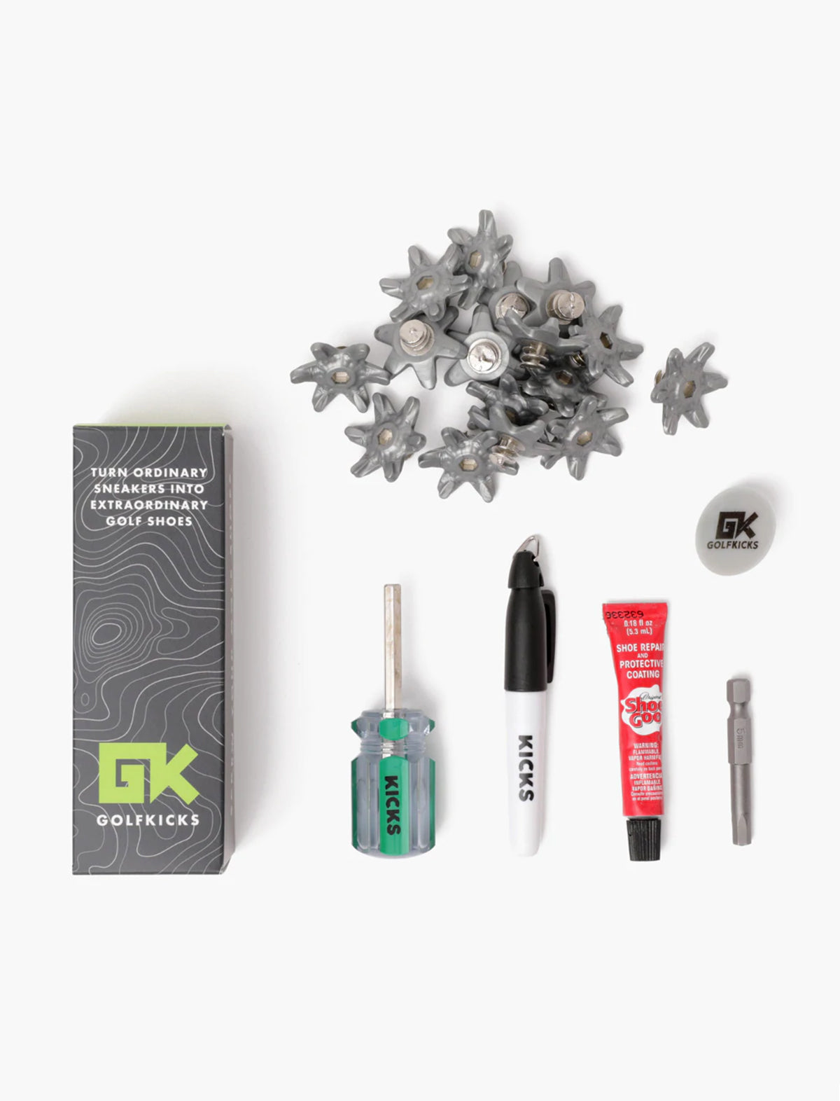 GOLFKICKS Traction Kit in Dark Grey