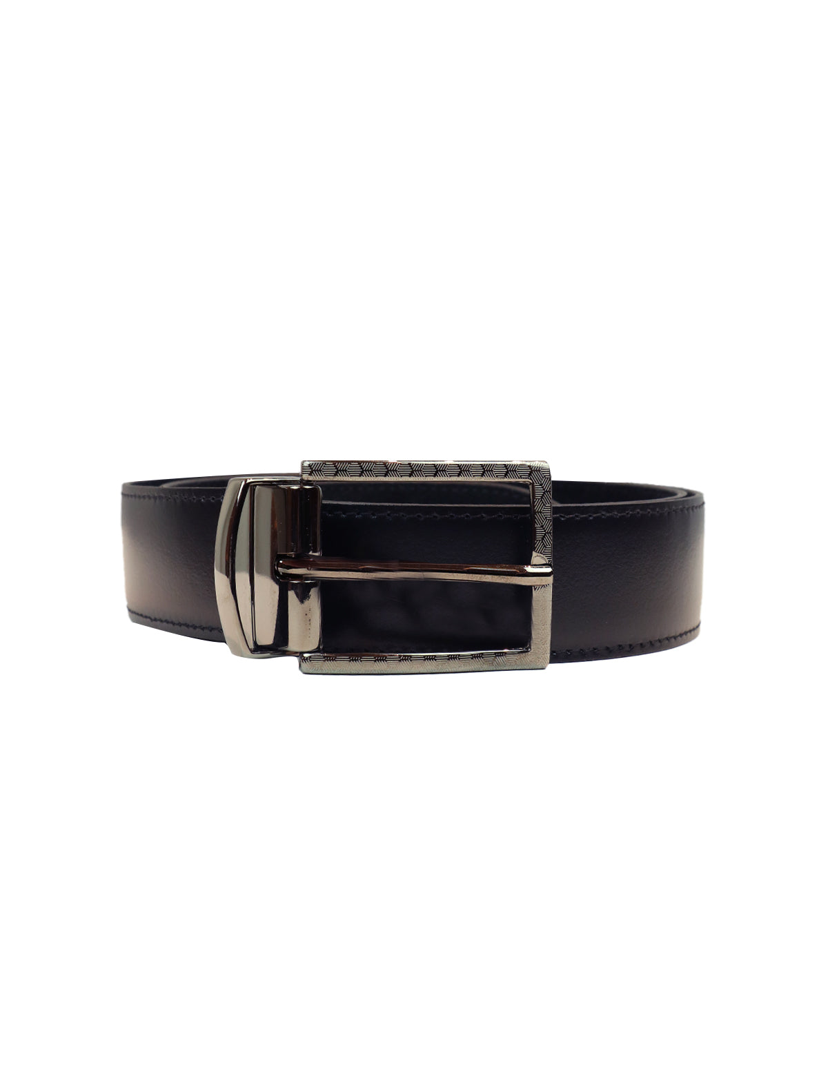 Andrea d'Amico Reversible Suede Leather Belt in Black