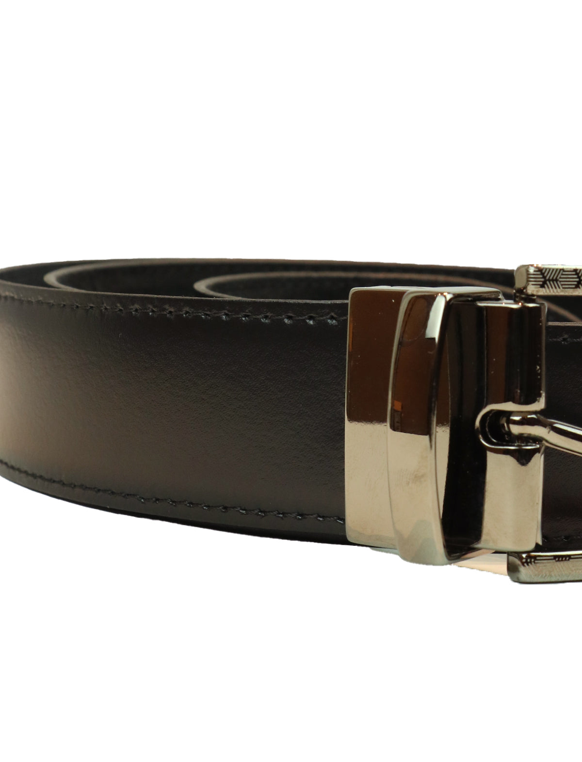 Andrea d'Amico Reversible Suede Leather Belt in Black