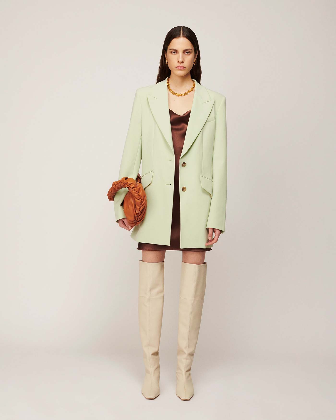 NANUSHKA Lotti Dress In Brown