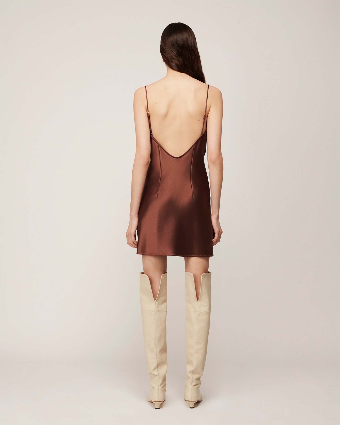 NANUSHKA Lotti Dress In Brown