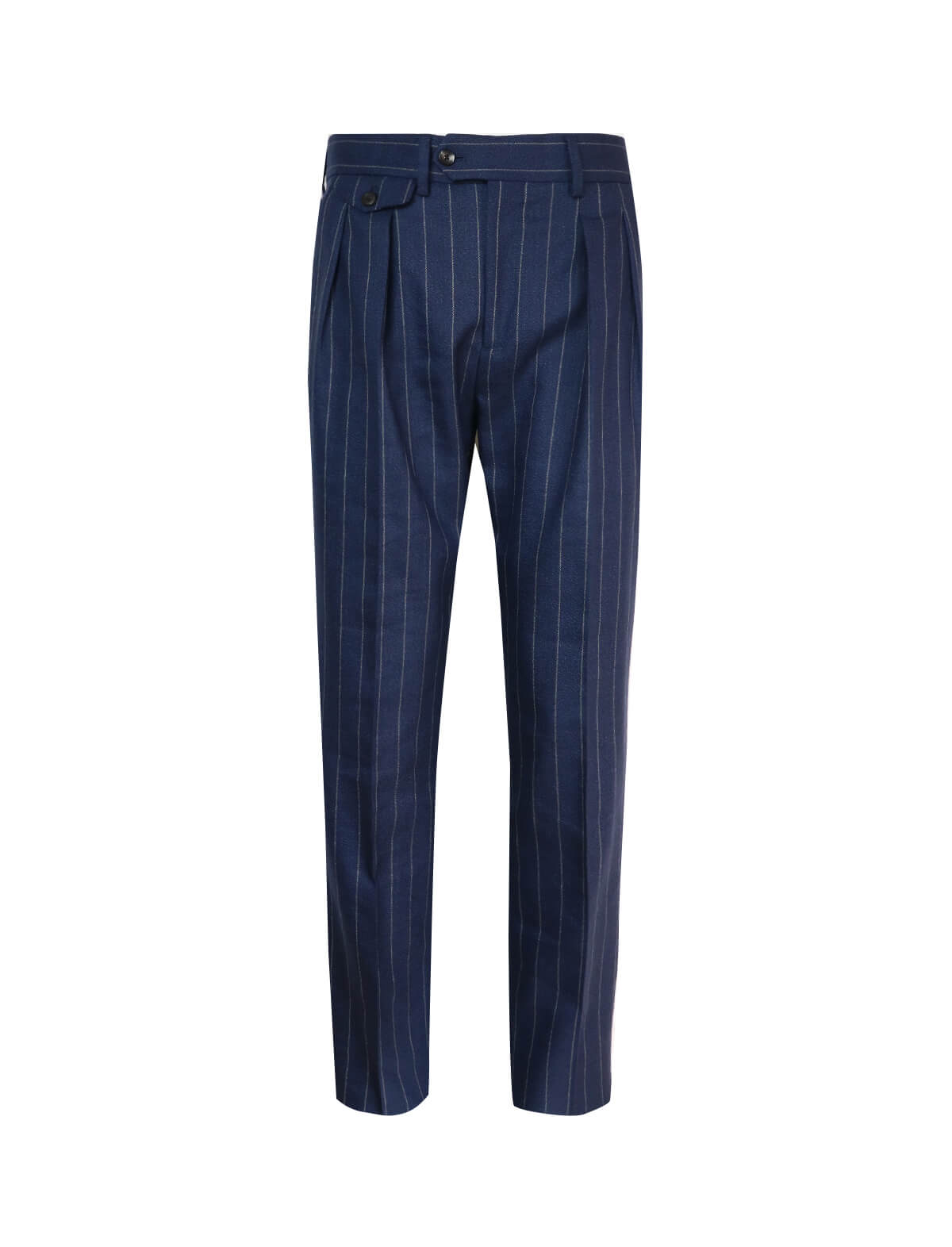 LARDINI 2-Piece Pinstripe Suit in Navy