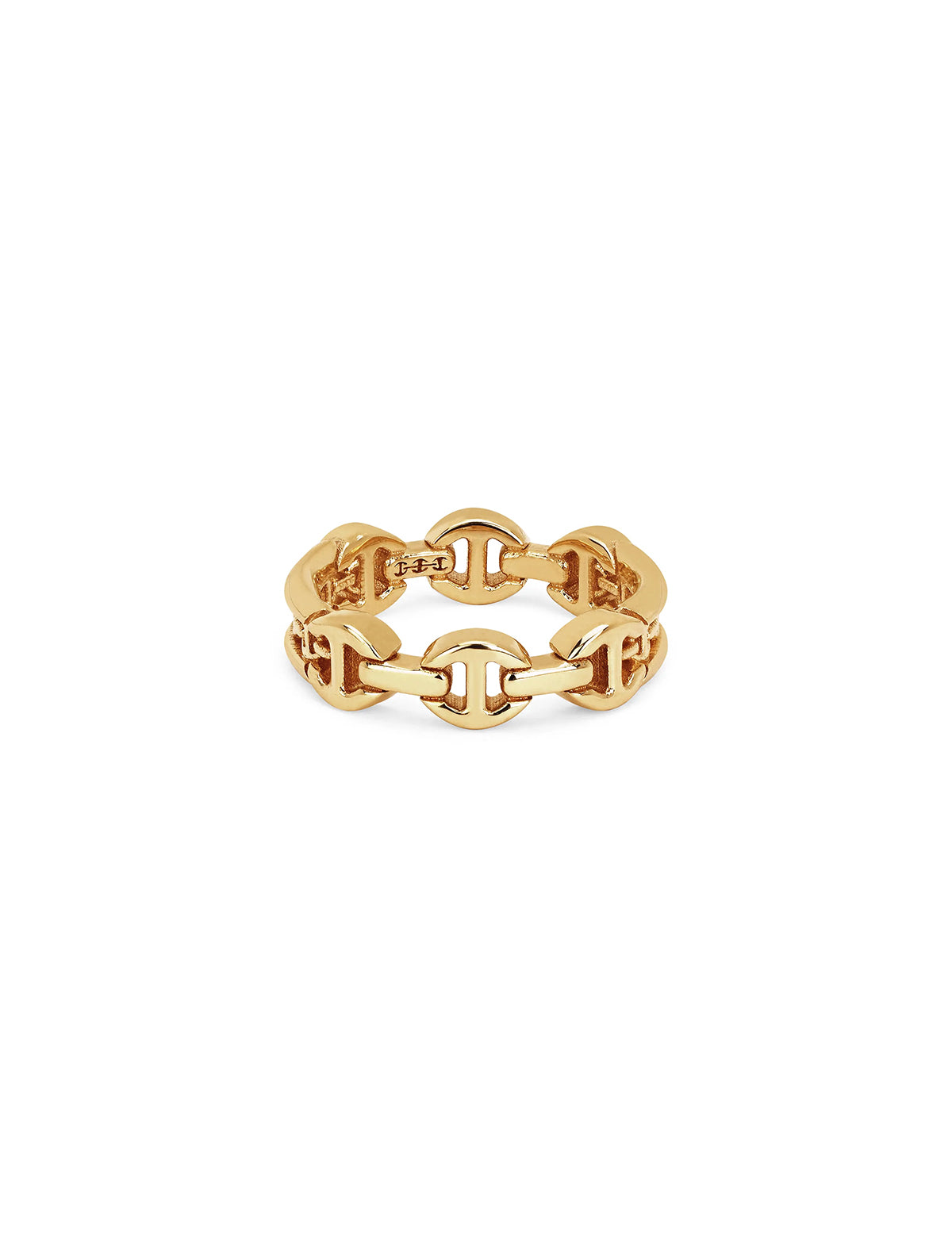 HOORSENBUHS Le Teef Deux Dame Ring 18k Yellow Gold