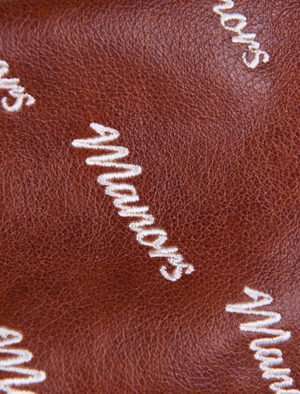 MANORS GOLF Leather Driver Cover in Brown