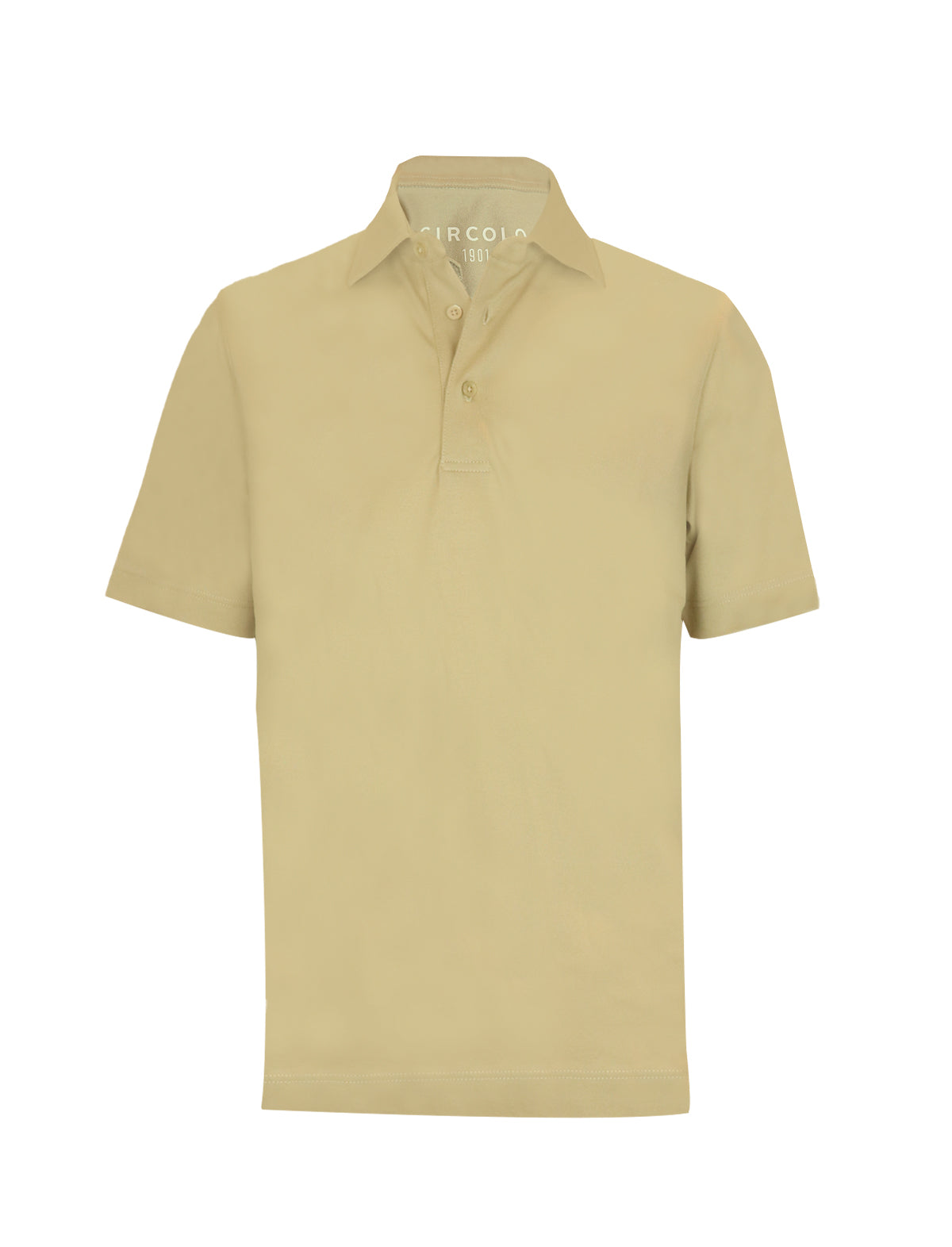 CIRCOLO 1901 Cotton Polo In Sandshell Beige