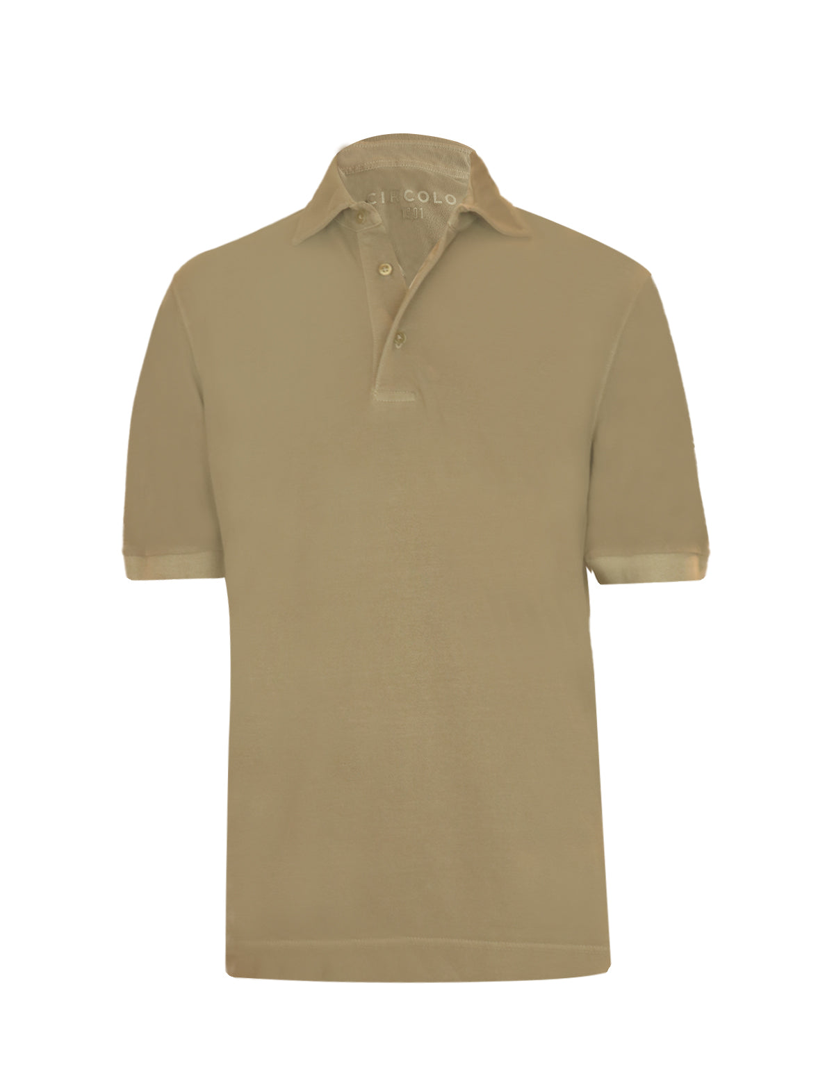 CIRCOLO 1901 Cotton Polo In Sabbia Beige