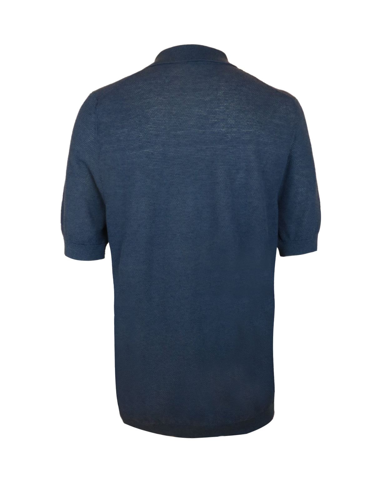 CIRCOLO 1901 Knitted Cotton-Linen Polo in Indigo