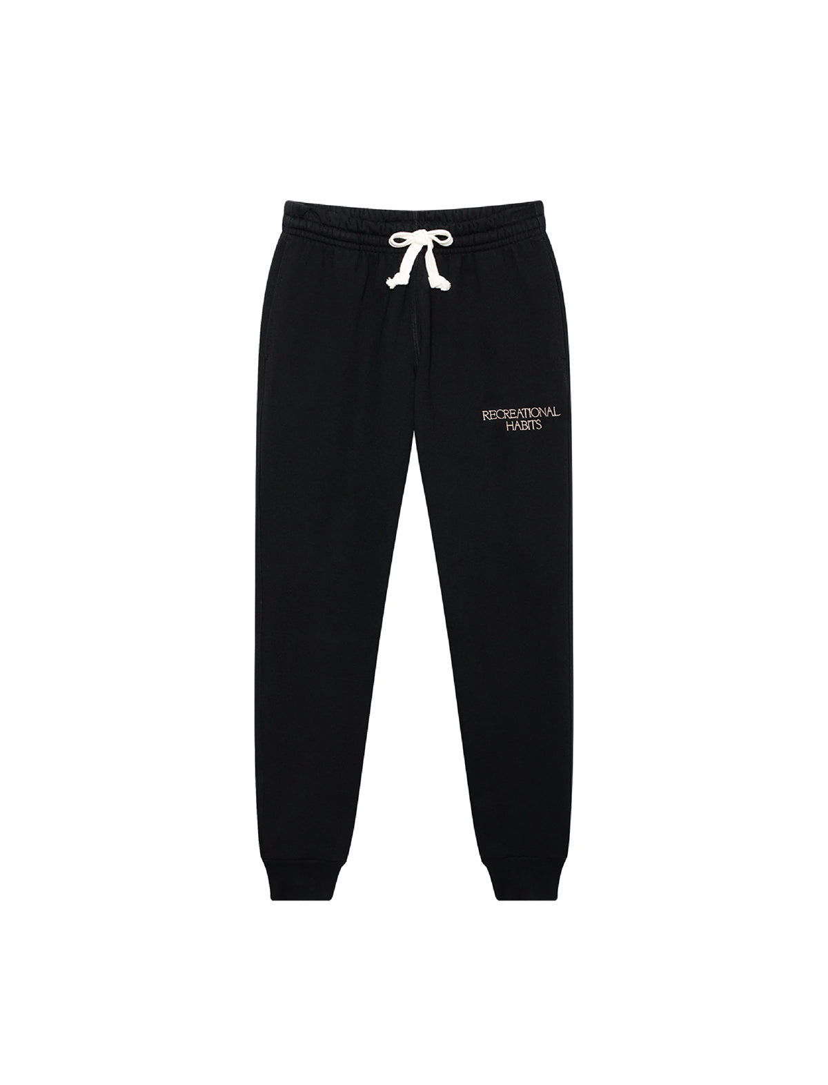 RECREATIONAL HABITS Moose Sweatpants With RH in Black