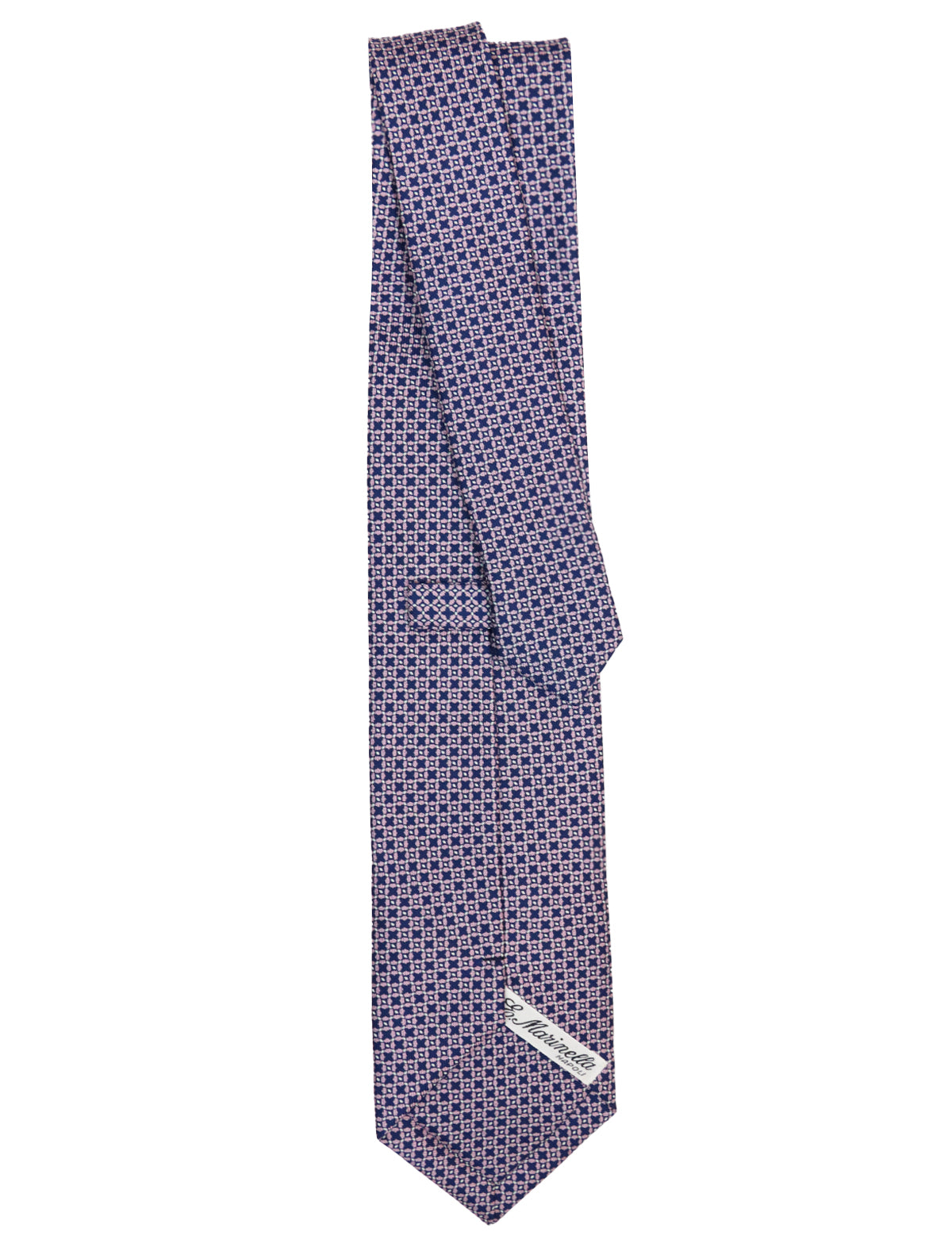 E.Marinella Silk Jacquard Tie in Blue