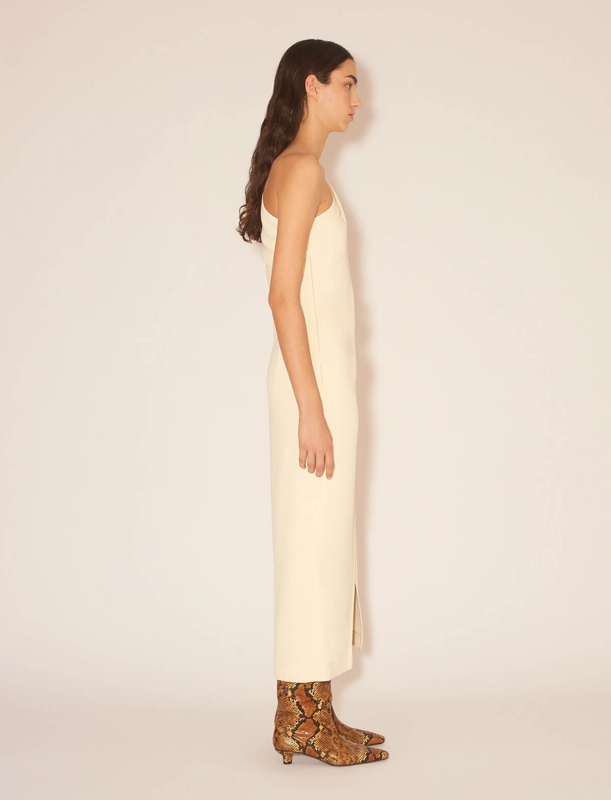 NANUSHKA Florence Dress in Vanilla