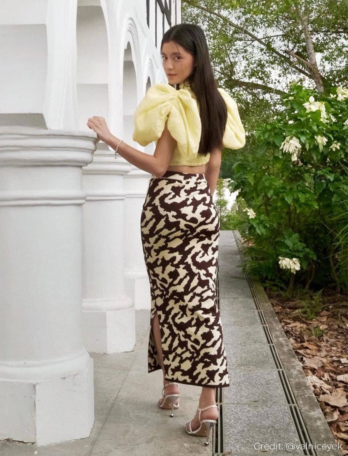 NANUSHKA Jenny Skirt in Brown/Wax