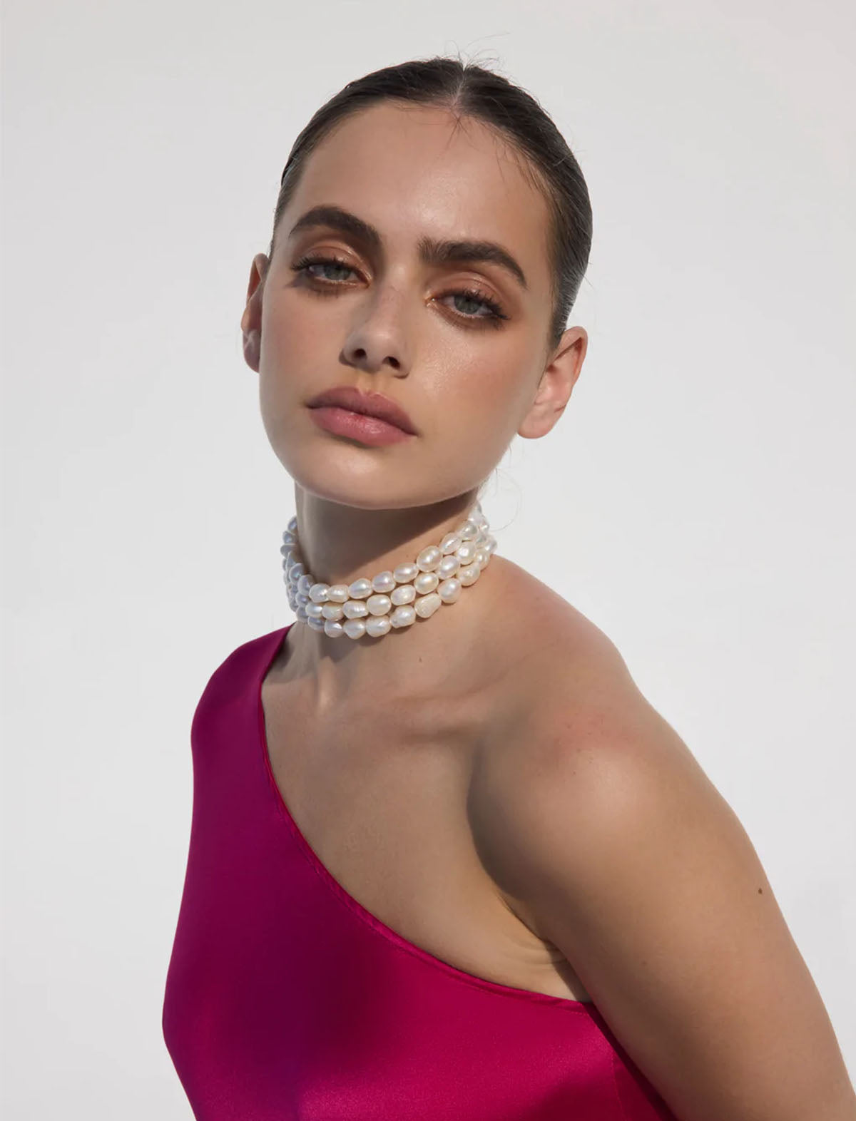 CULT GAIA Nora Pearl Choker Necklace