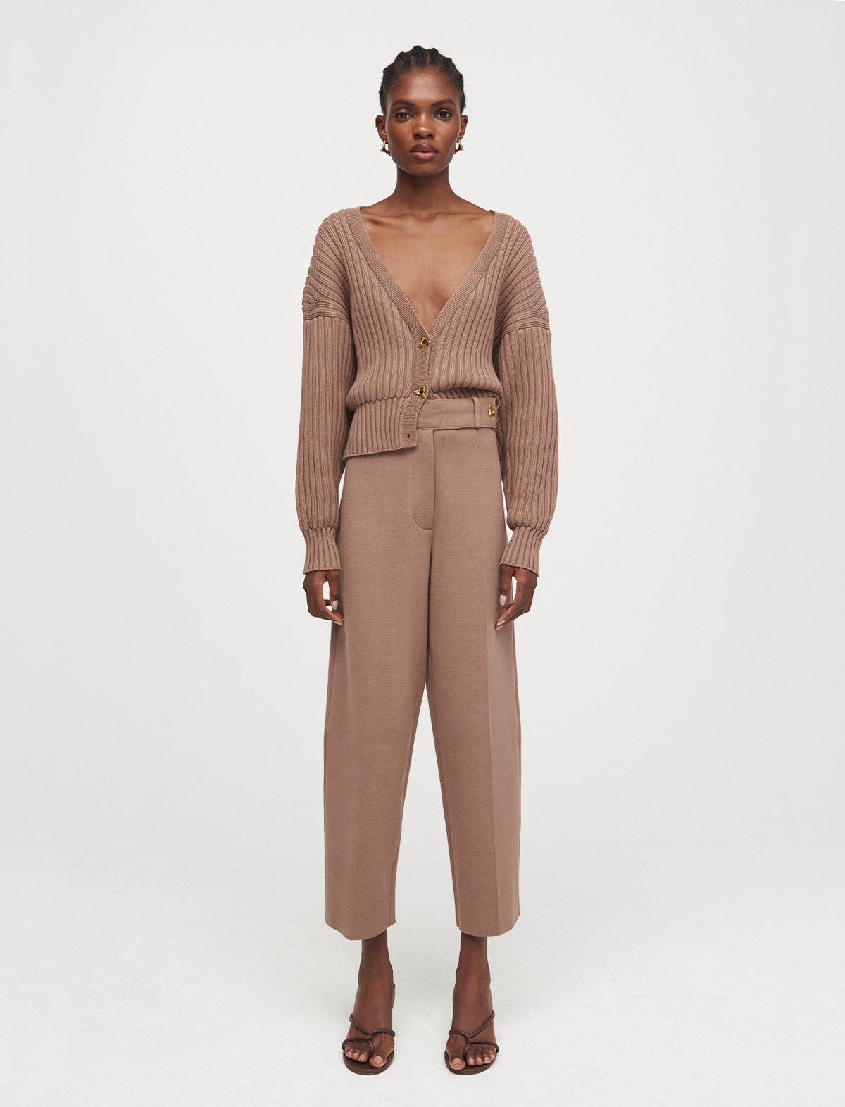 AERON Madeleine Pants in Hazelnut CLOSET Singapore