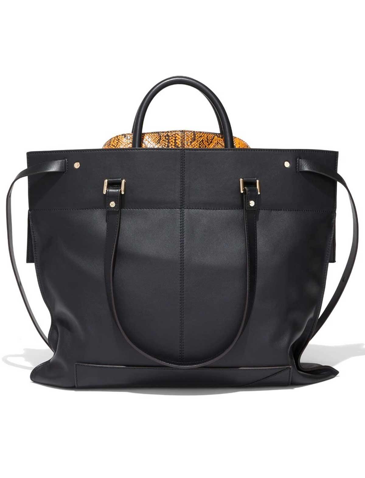 PROENZA SCHOULER Elaphe PS19 Large Bag In Black | CLOSET Singapore