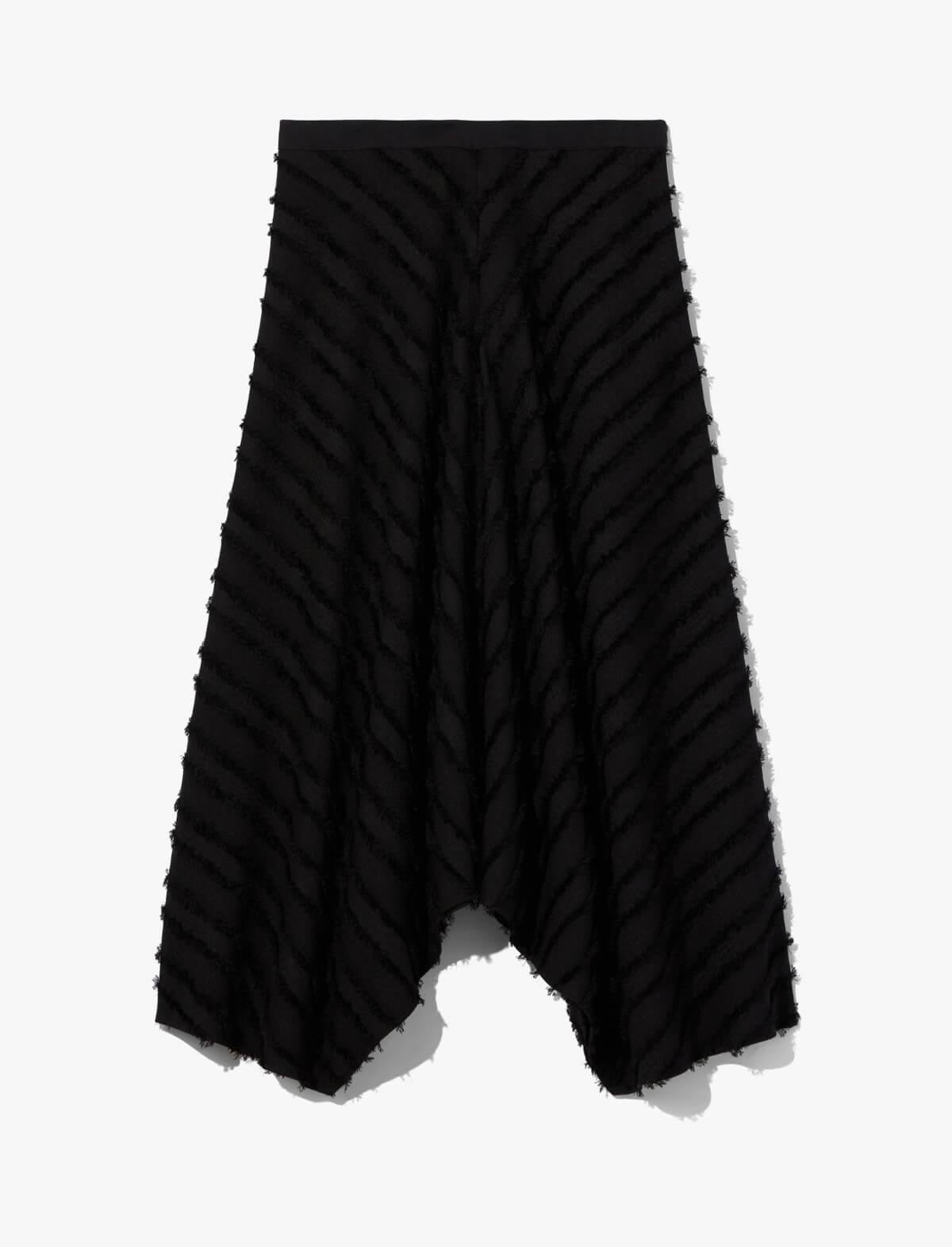 PROENZA SCHOULER WHITE LABEL Midi Skirt in Black | CLOSET Singapore