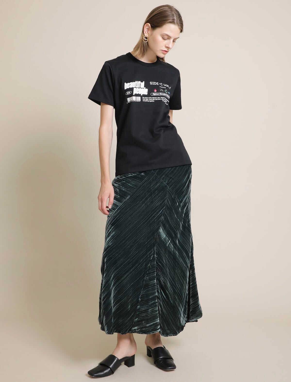 BEAUTIFUL PEOPLE Pima Cotton Jersey T-Shirt In Black | CLOSET Singapore