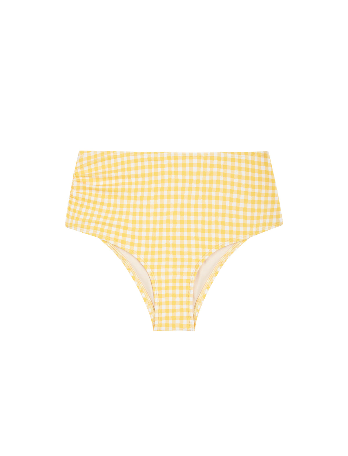 PEONY Ruched Boy Leg Pant in Pineapple