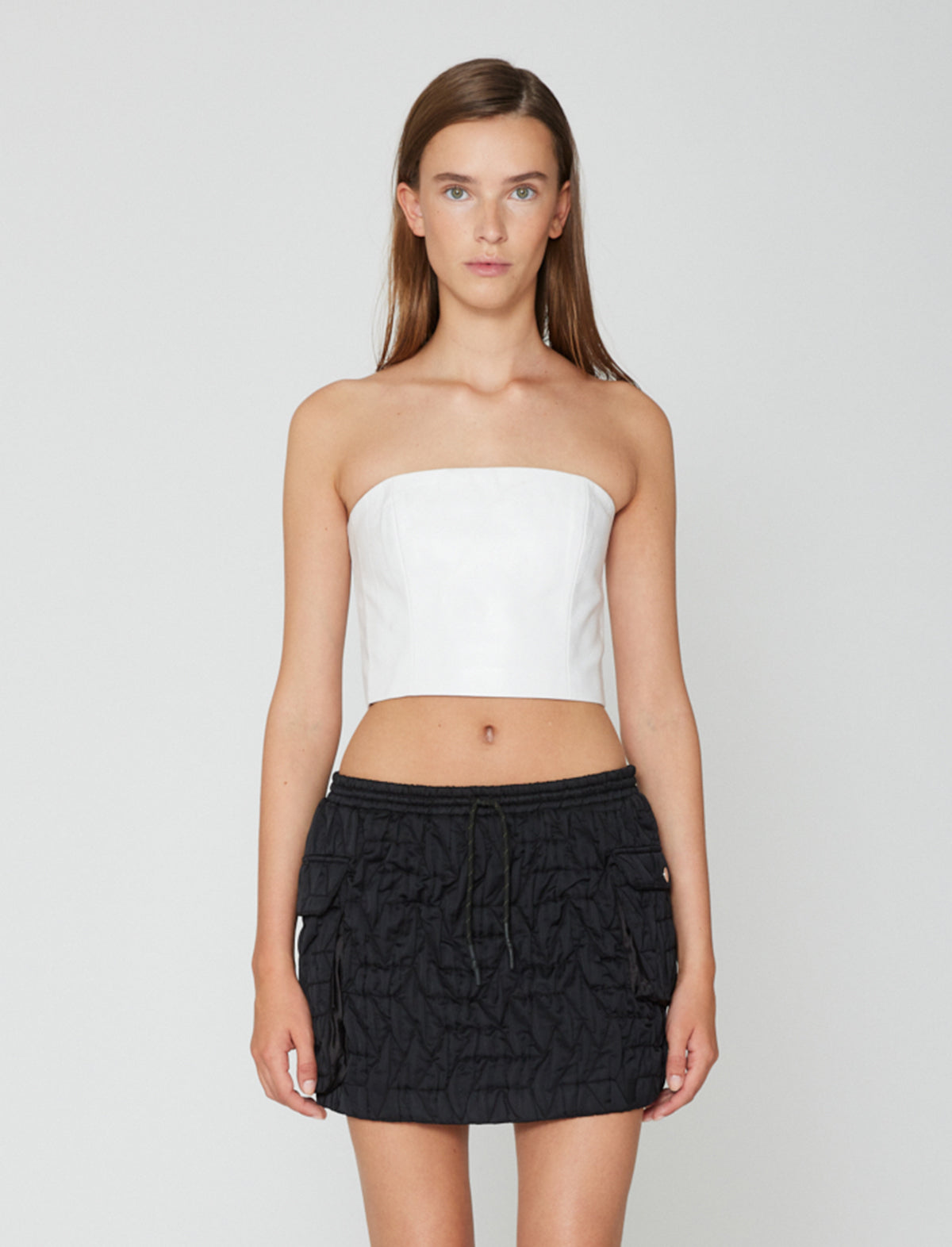 ROTATE Birger Christensen Emili Top in Bright White