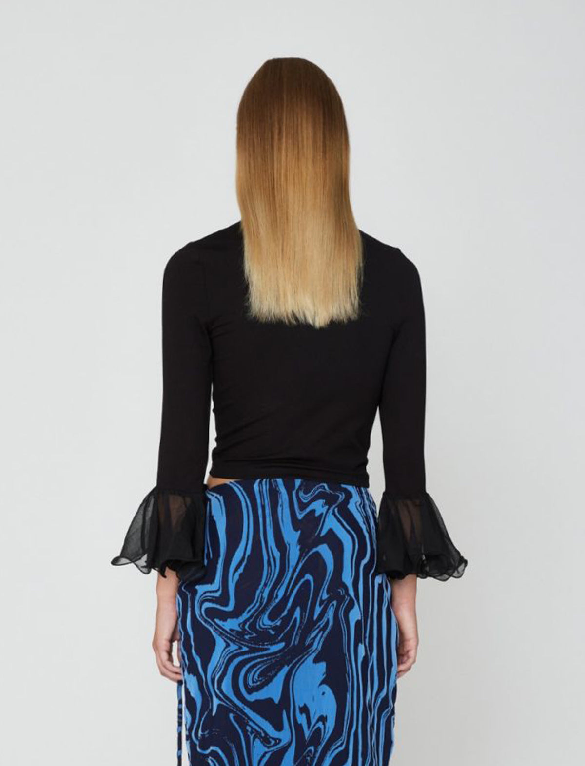 ROTATE Birger Christensen Vaira Top in Black