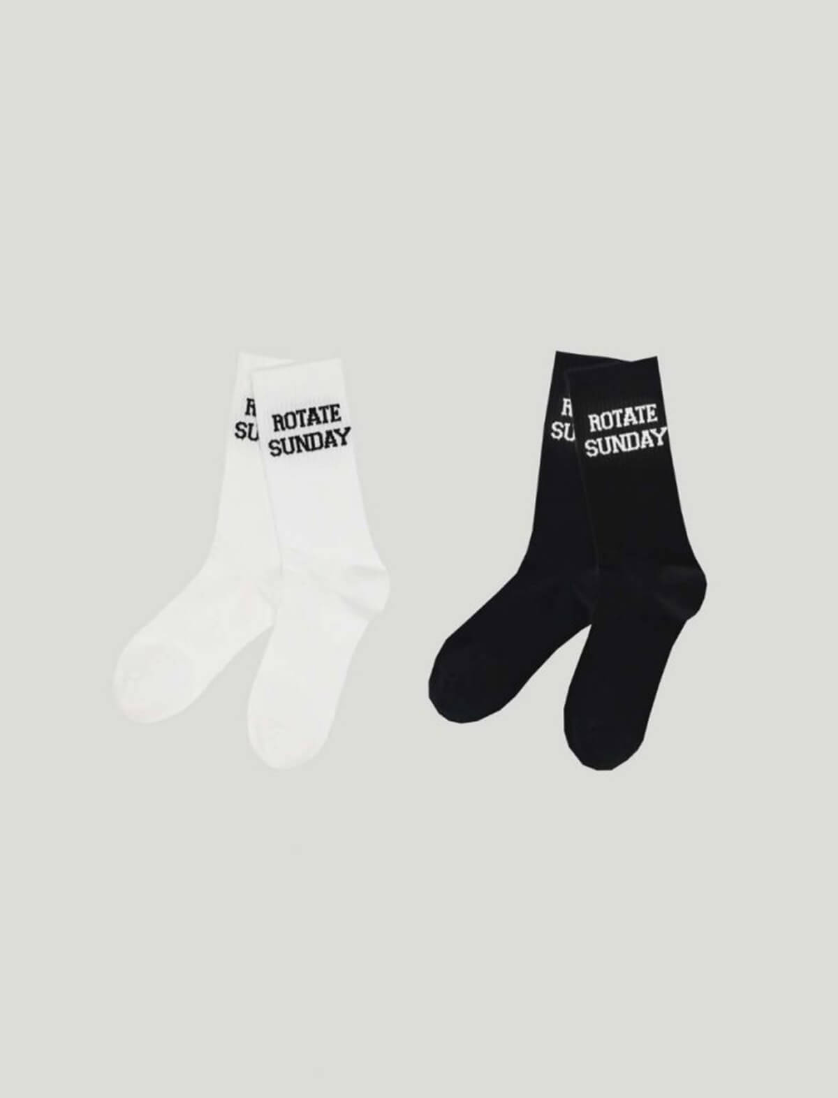 ROTATE Sunday 4 Sock 2 Pack Black/White