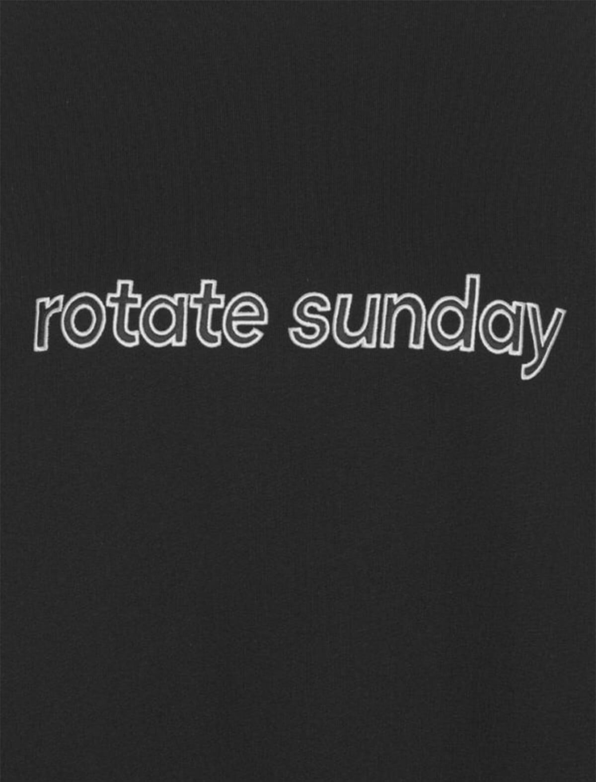 ROTATE Sunday 4 Iris Crewneck Pullover in Black
