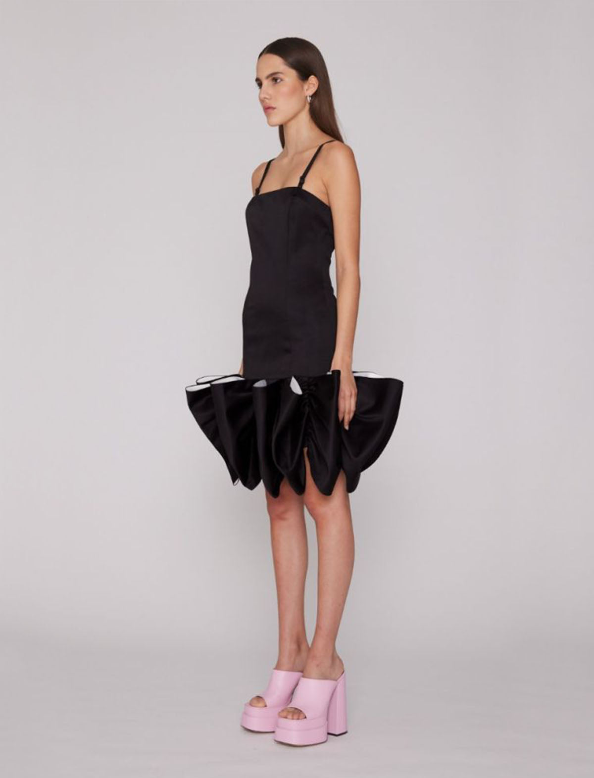 ROTATE Birger Christensen Leiza Dress In Black