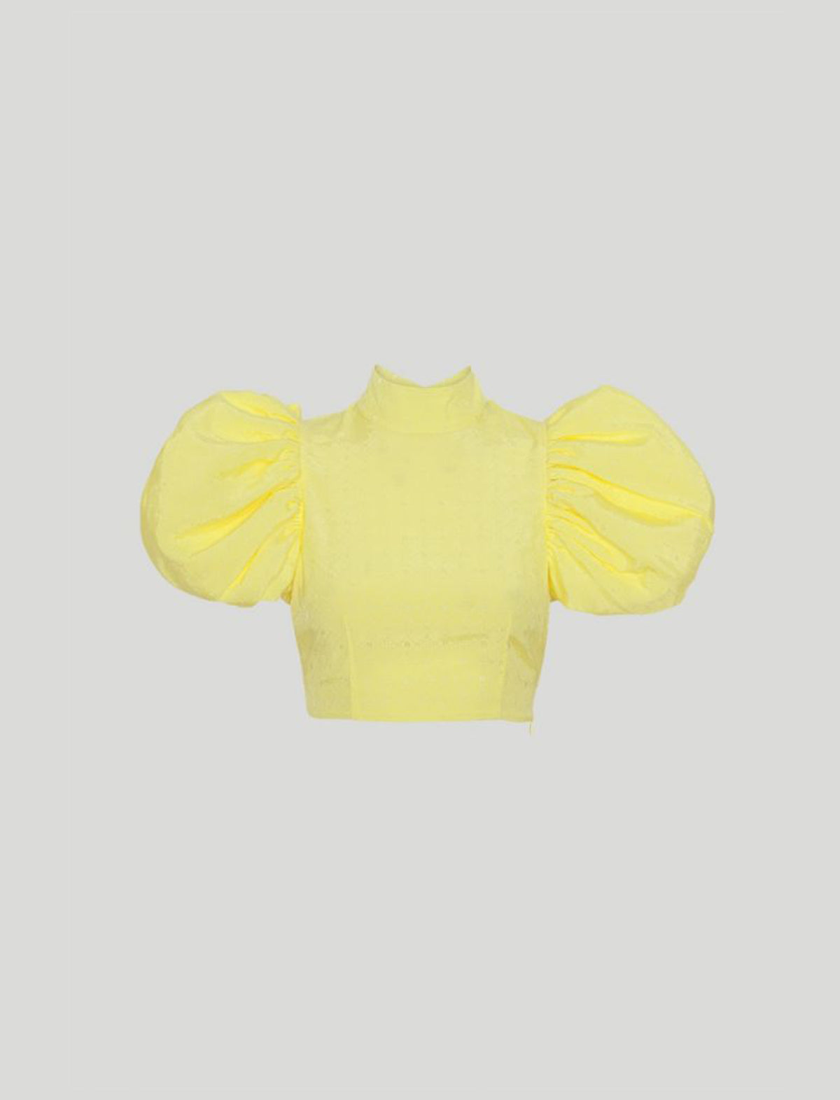 ROTATE Birger Christensen Dusk Top In Elfin Yellow