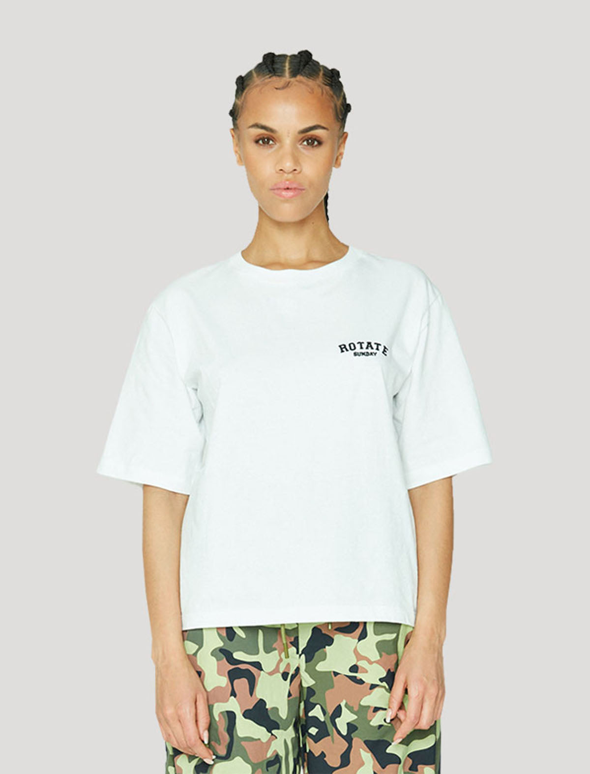 ROTATE Sunday 3 Aster T-Shirt in White