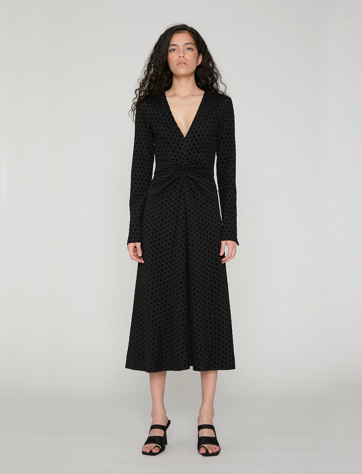 ROTATE Birger Christensen Kamla Dress in Black