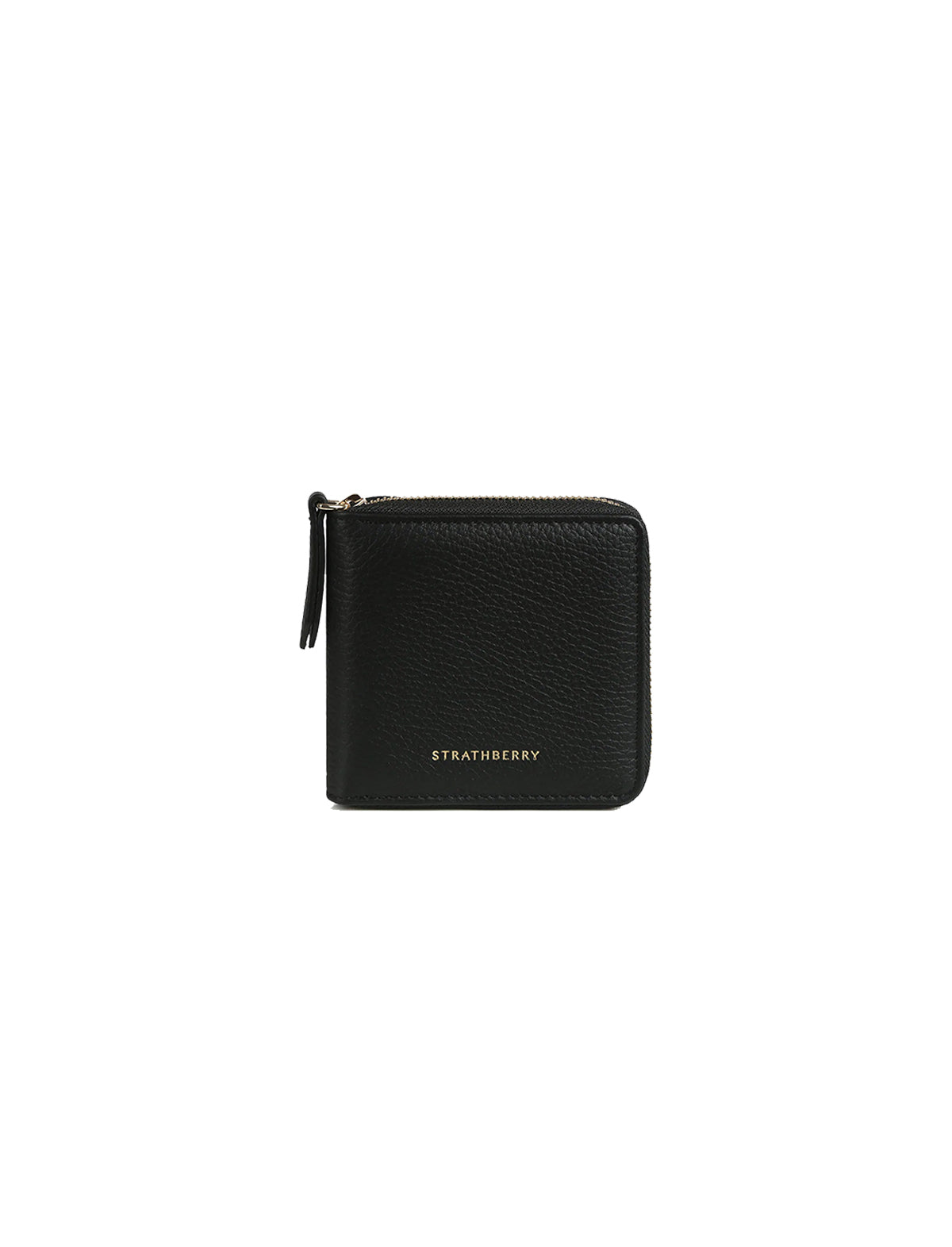 STRATHBERRY Rose Street Wallet Grain Leather in Black