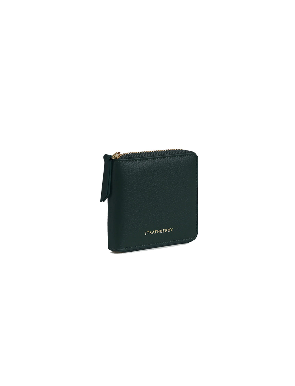 STRATHBERRY Rose Street Wallet Grain Leather in Bottle Green