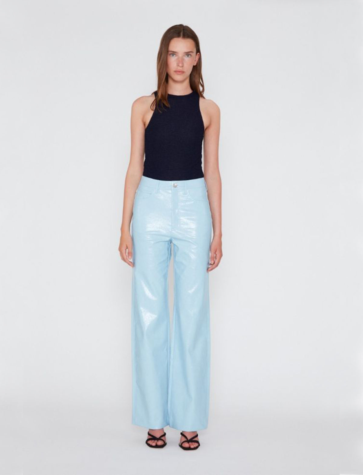 ROTATE Birger Christensen Rottie Pants in Sky Blue